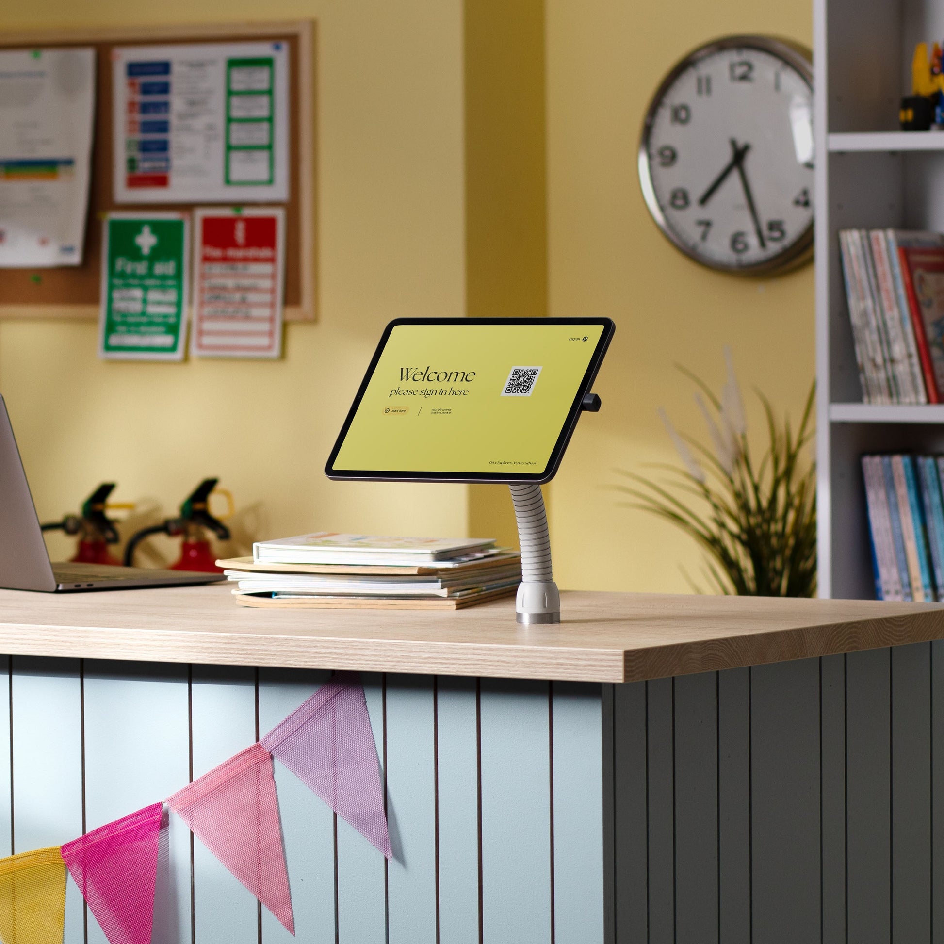 Bouncepad Core Flex tablet-bureauhouder