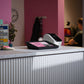 Bouncepad Link tablet bureausteun in zwart