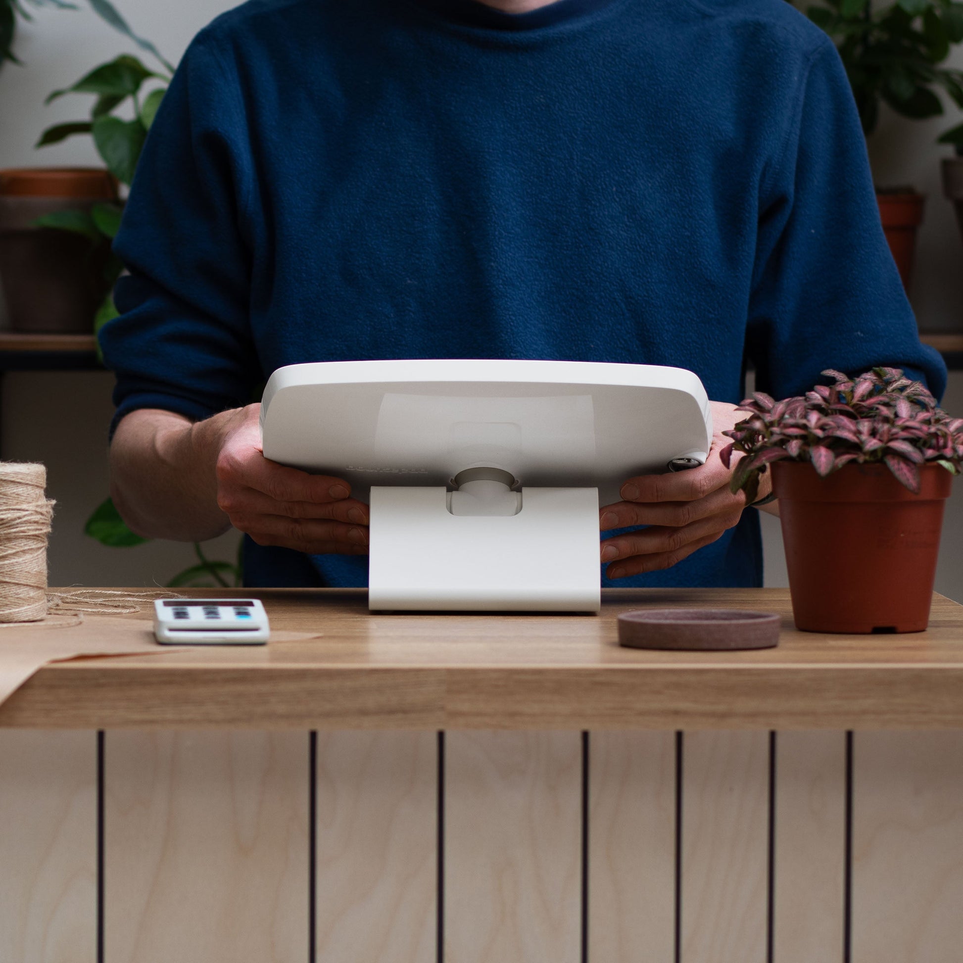 Bouncepad Original Flip tablet-bureausteun, vooraanzicht