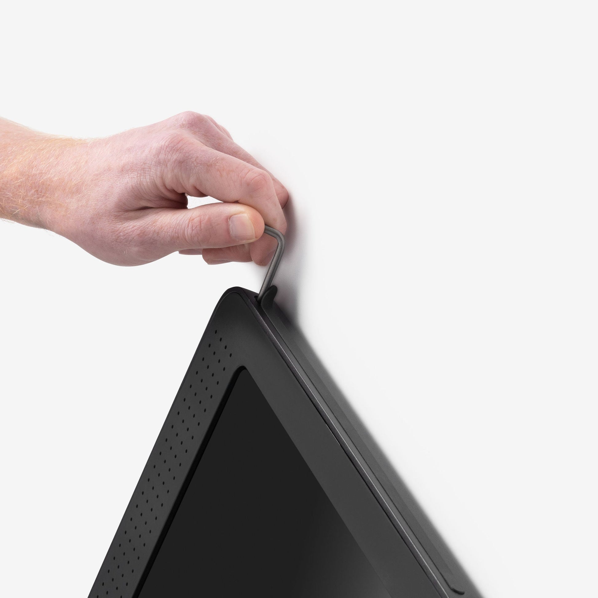Bouncepad Link tablet-wandhouder zwart in zwart