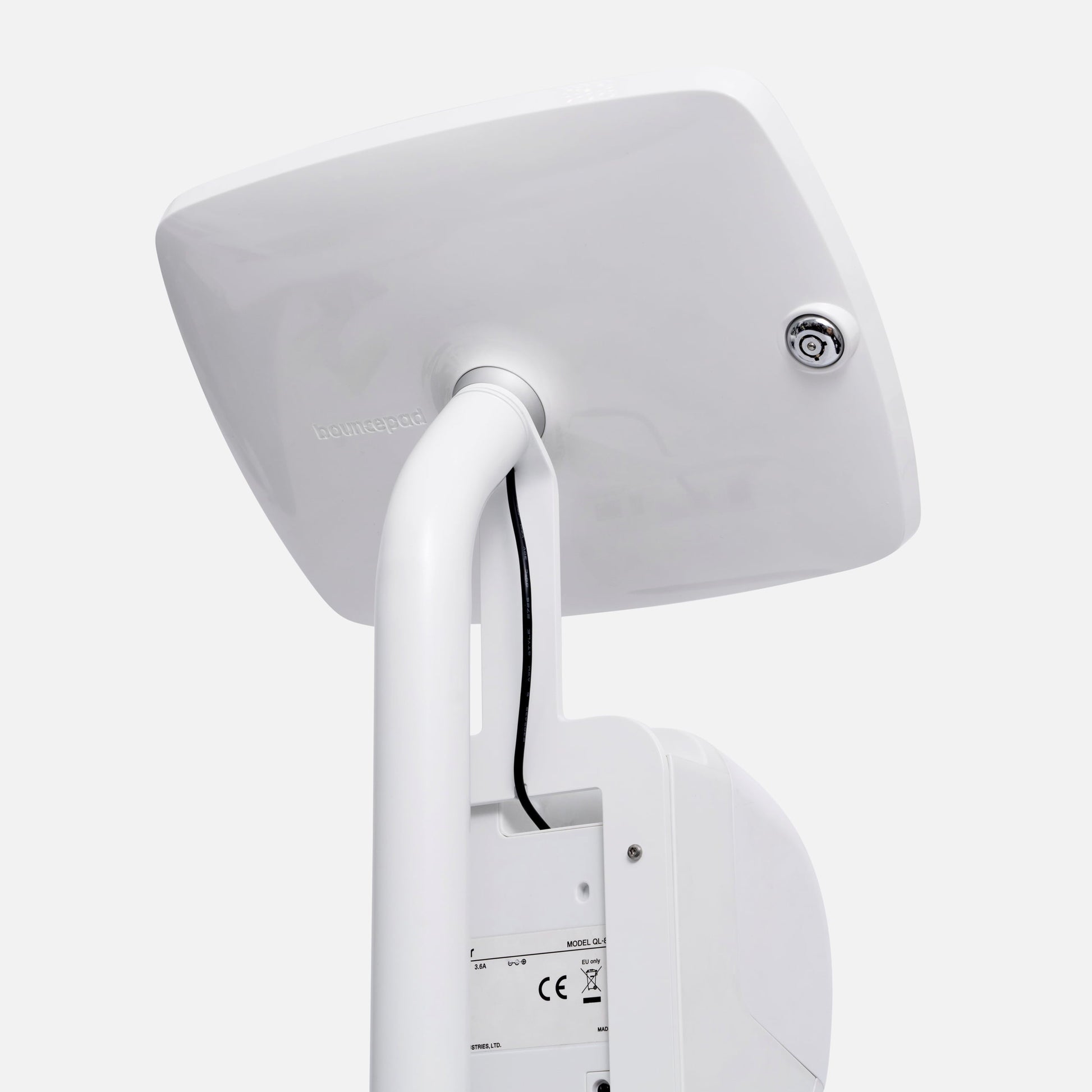 Bouncepad Original vrijstaande tabletstandaard + Brother ® printerhouder in wit