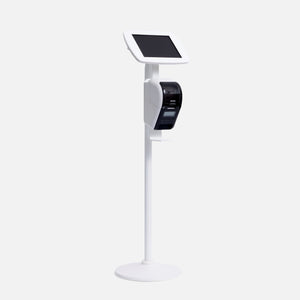 Bouncepad Original vrijstaande tabletstandaard + Brother ® printerhouder in wit