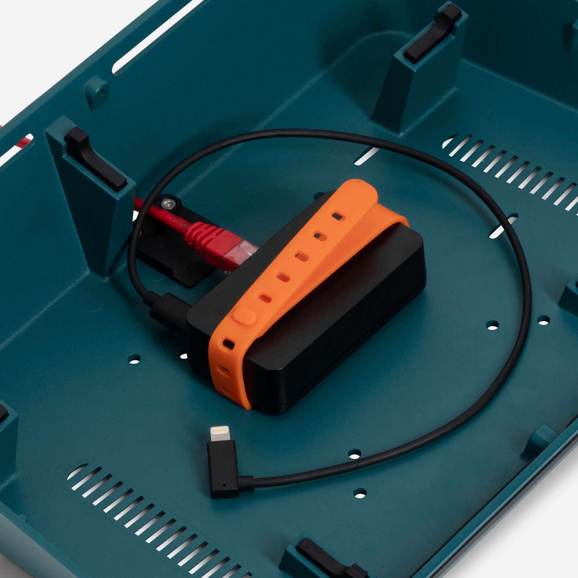 Bouncepad Link tablet-wandhouder in teal