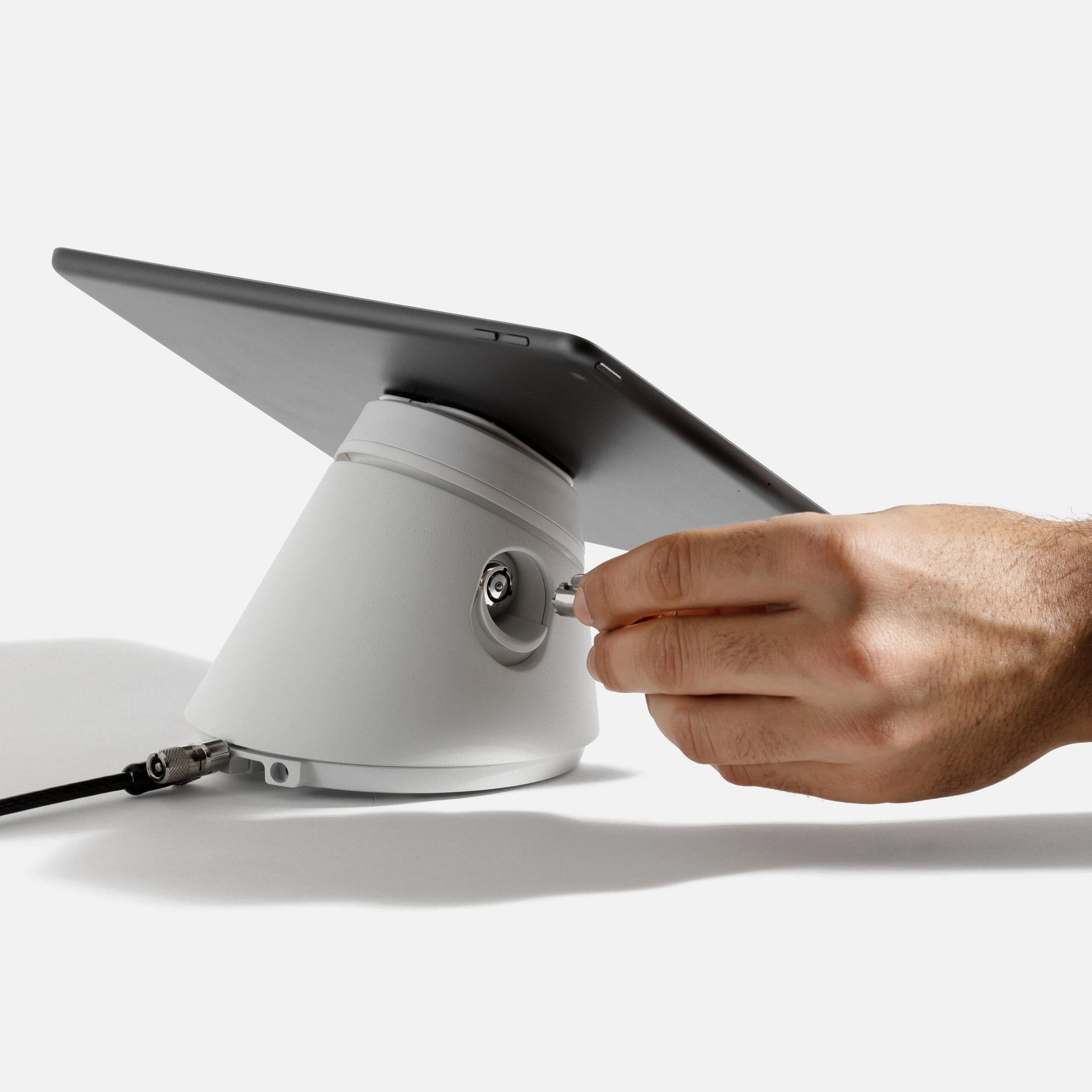 Bouncepad Click Tablet Bureauhouder Wit