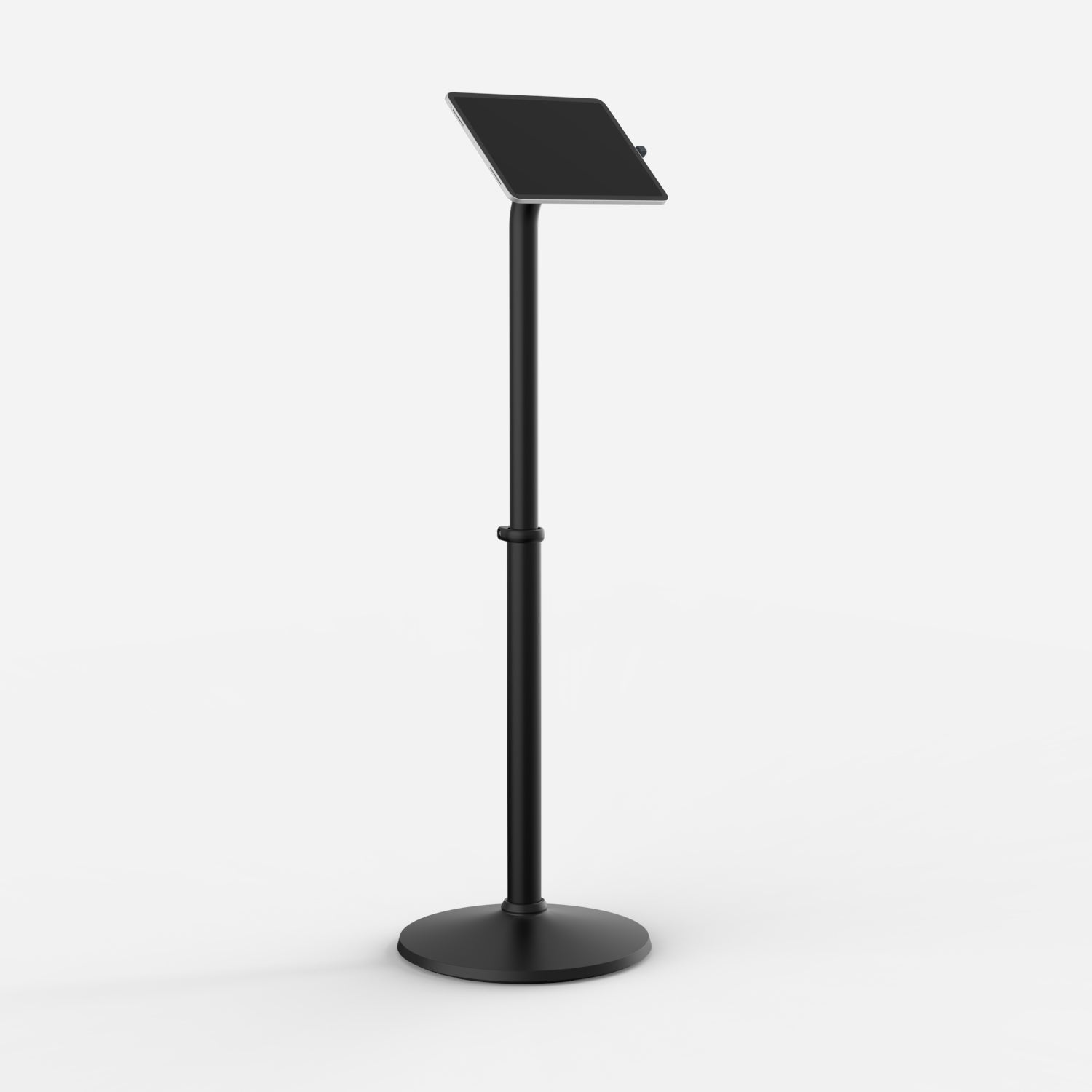 Bouncepad Core Elevate tablet-vloerstandaard in zwart
