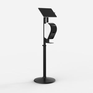 Bouncepad Core Elevate + Brother Printer Mount tablet-vloerstandaard in zwart