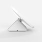 Bouncepad Original Flip tablet-bureausteun in wit, zijaanzicht
