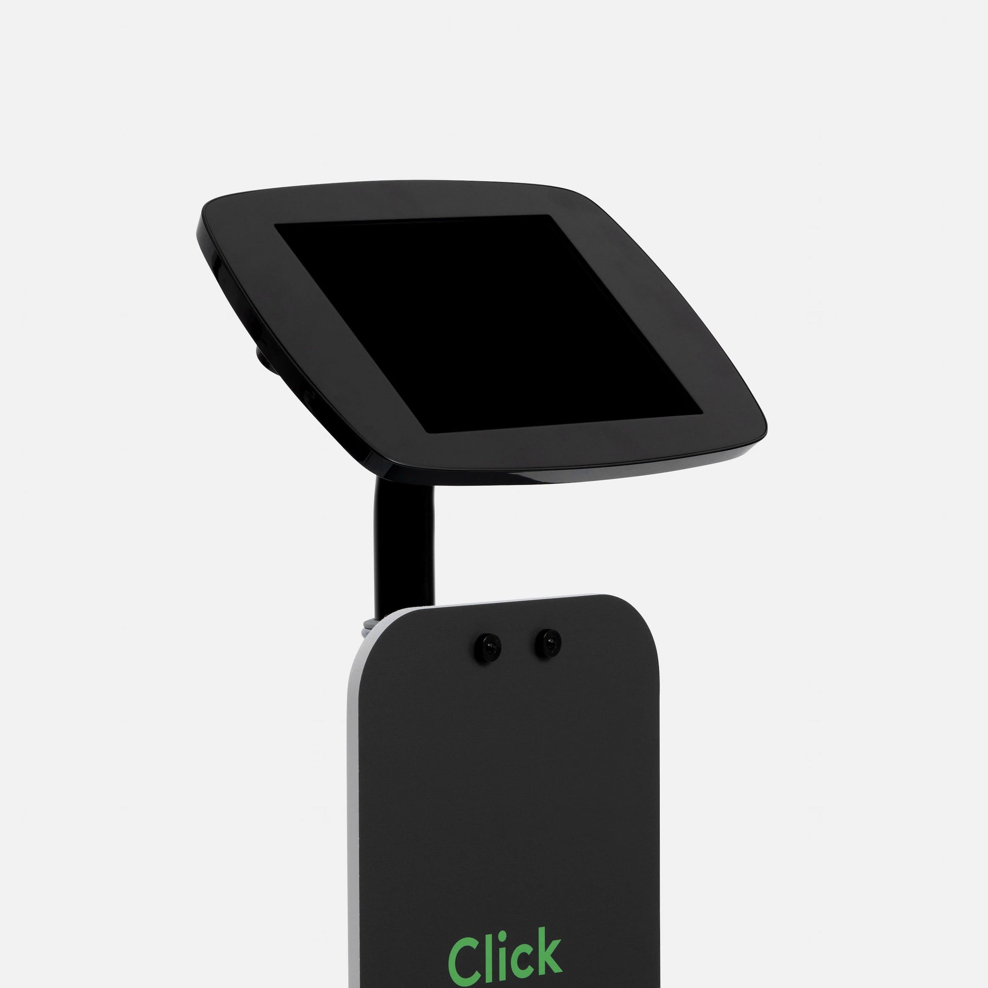 Bouncepad Original vloerstandaard + Front Board tablet vloerstandaard in zwart