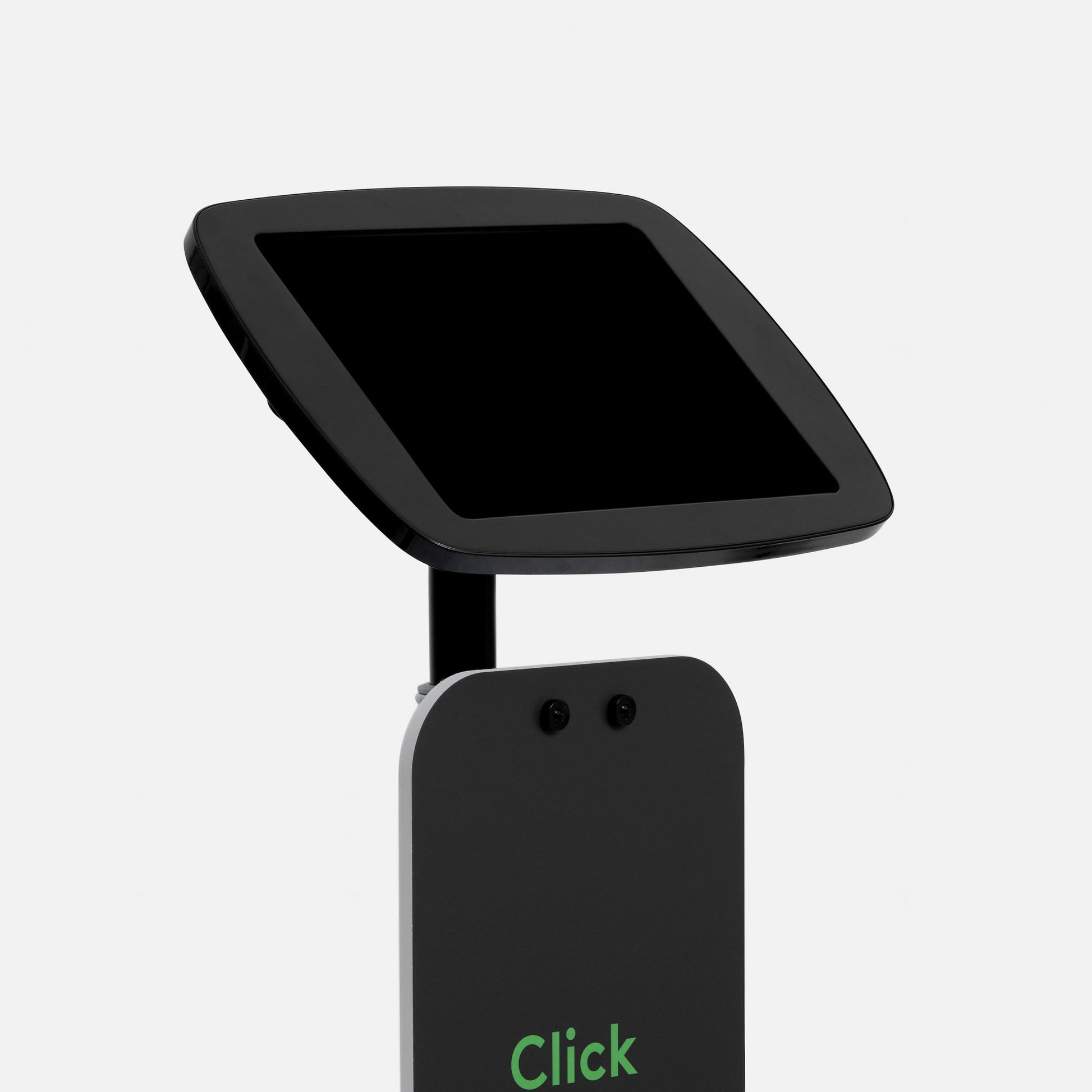 Bouncepad Original vloerstandaard + Front Board tablet vloerstandaard in zwart