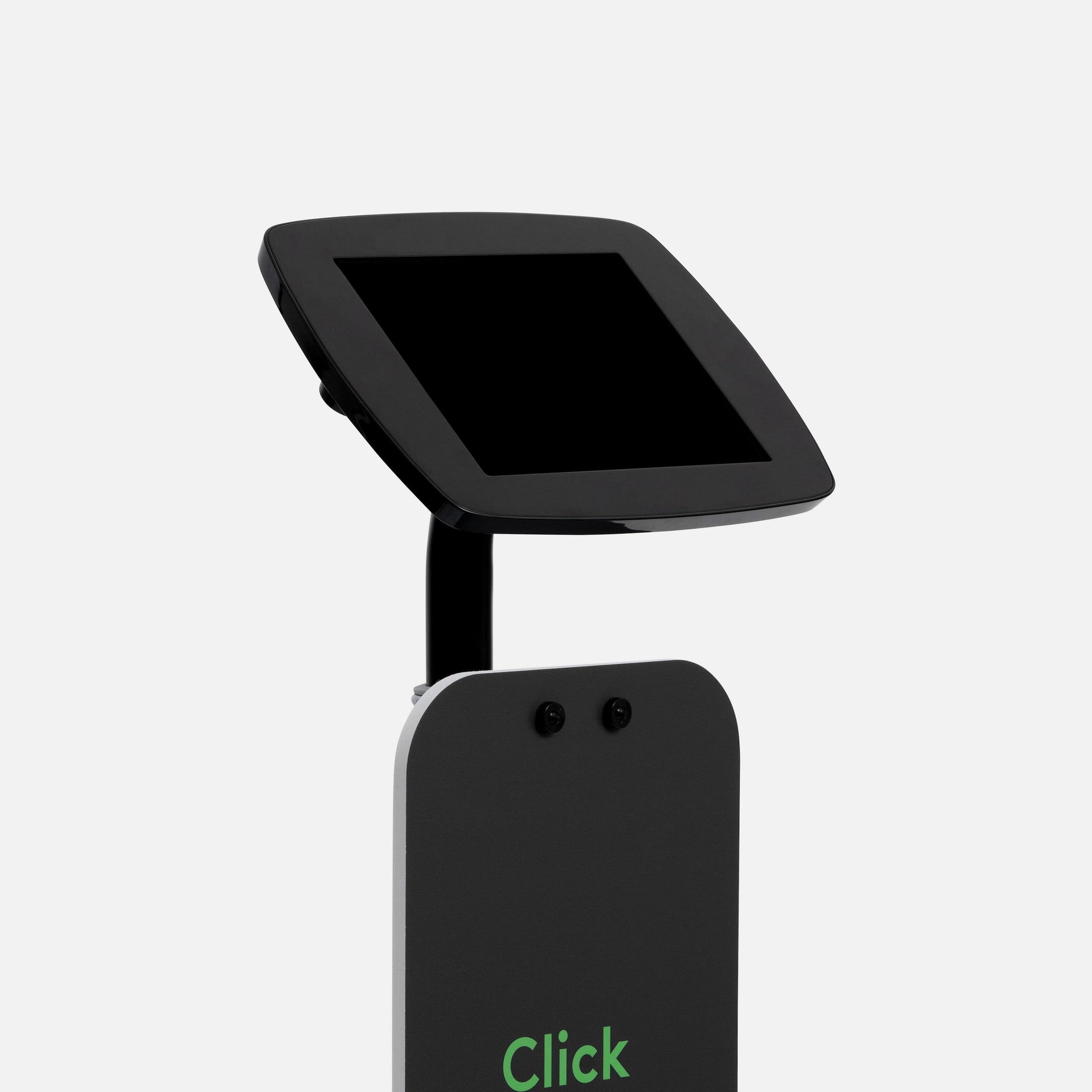 Bouncepad Original vloerstandaard + Front Board tablet vloerstandaard in zwart