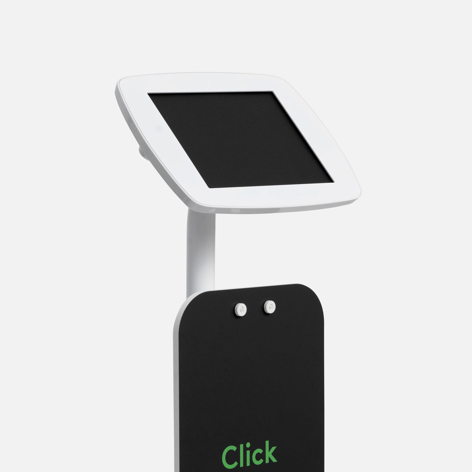 Bouncepad Original vloerstandaard + Front Board tablet vloerstandaard in wit