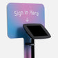 Bouncepad Original Elevate + Branding Board tablet vloerstativ in zwart