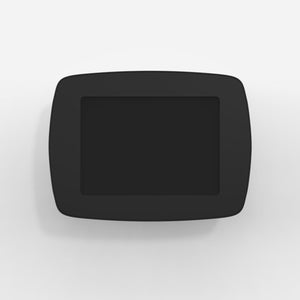 Bouncepad Original VESA tablet wandhouder in zwart, vooraanzicht