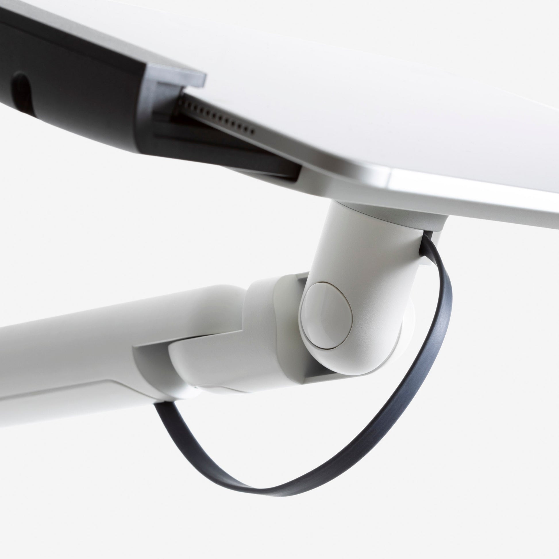 Bouncepad Clip Reach tablet wandhouder in wit