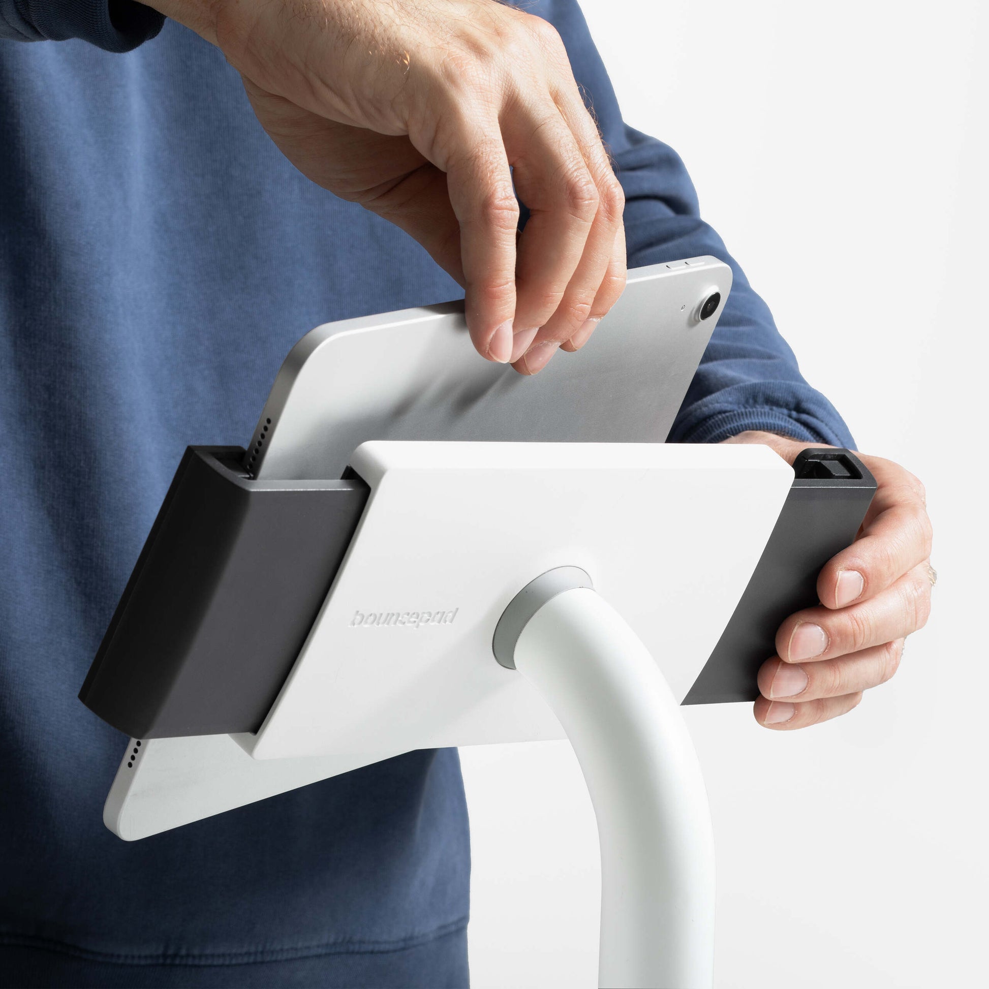 Bouncepad Clip Counter 60 tablethouder in wit