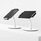 Bouncepad Clip Counter Flex-tabletstandaard in wit, portret- en landschapsstand