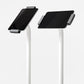 Bouncepad Clip Elevate tablet vloerstandaard in wit, portret- en landschapsstand