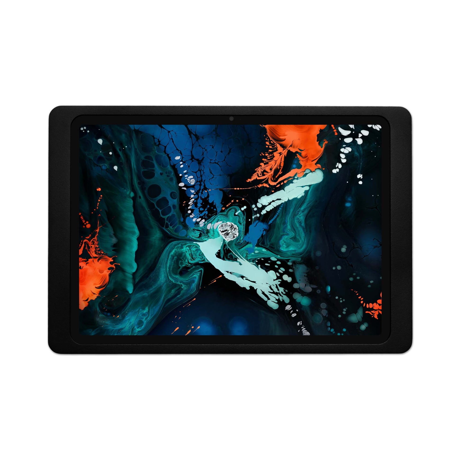 Displine Companion Wall 2.0 iPad-wandhouder voor iPad 10e generatie 10,9 inch en iPad 11e generatie A16 11 inch, in zwart, vooraanzicht