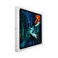 Displine Companion Wall 2.0 iPad-wandhouder voor iPad 10e generatie 10,9 inch en iPad 11e generatie A16 11 inch, in wit, zijaanzicht