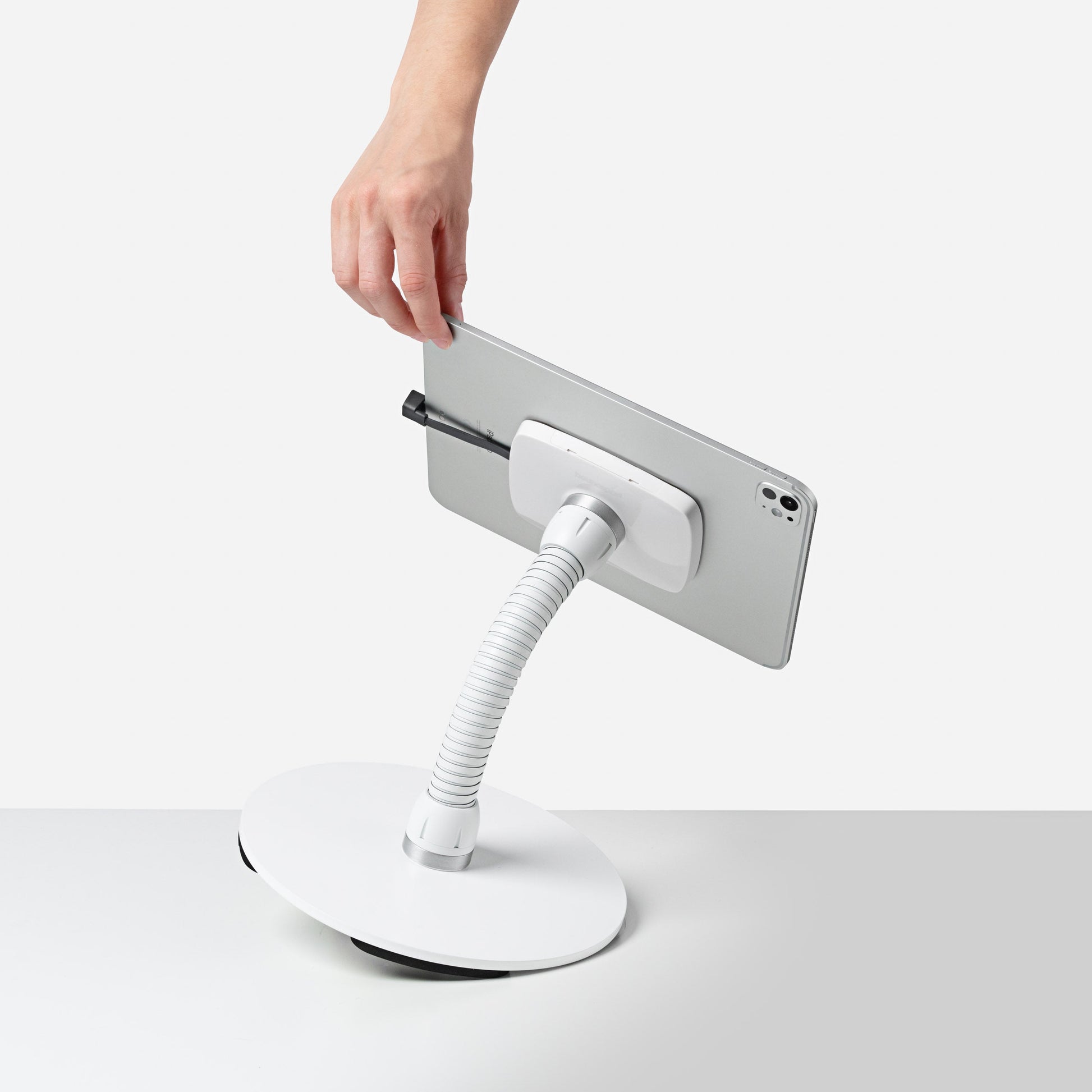Bouncepad Core Counter Flex-tabletstandaard in wit