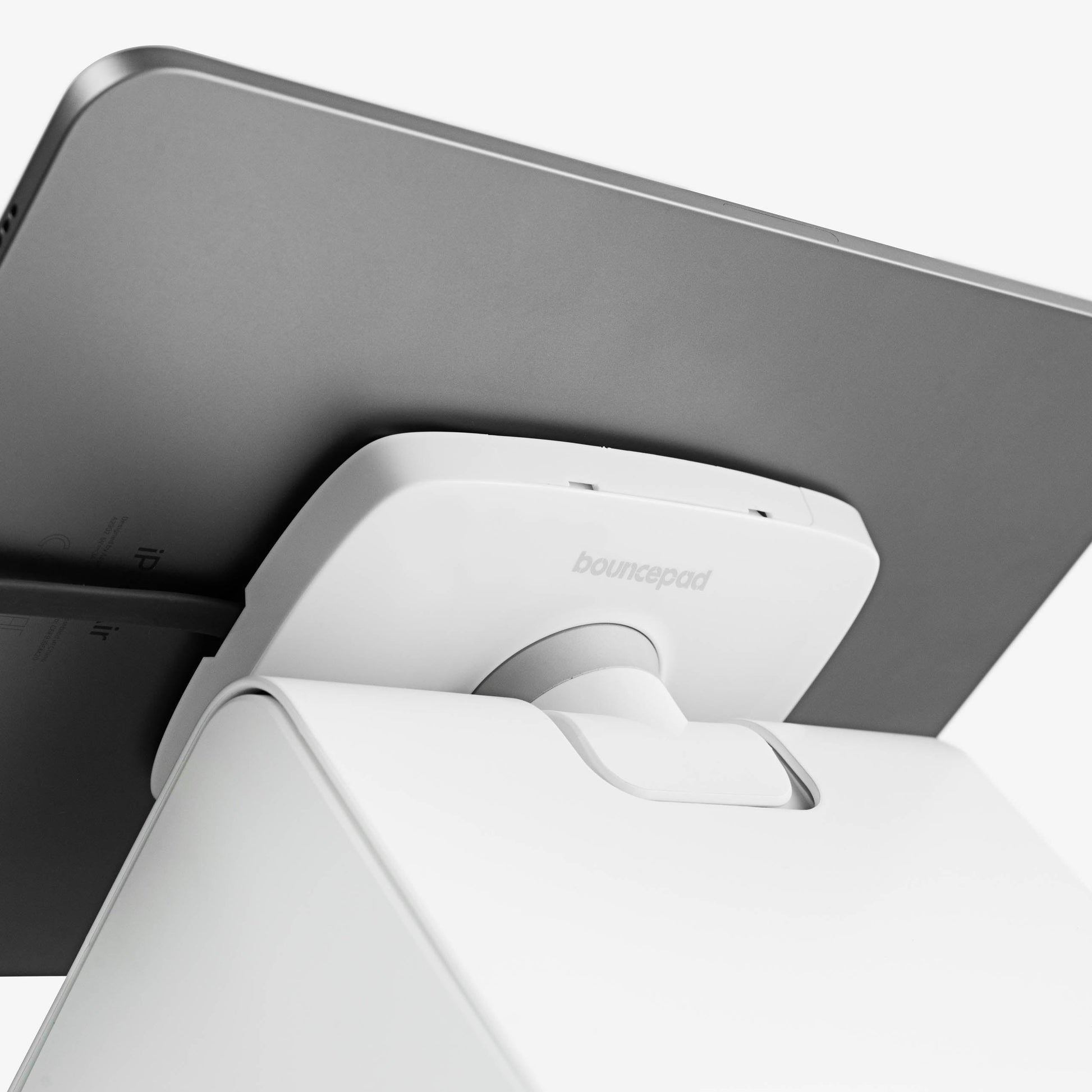 Bouncepad Core Flip tablet-bureauhouder in wit