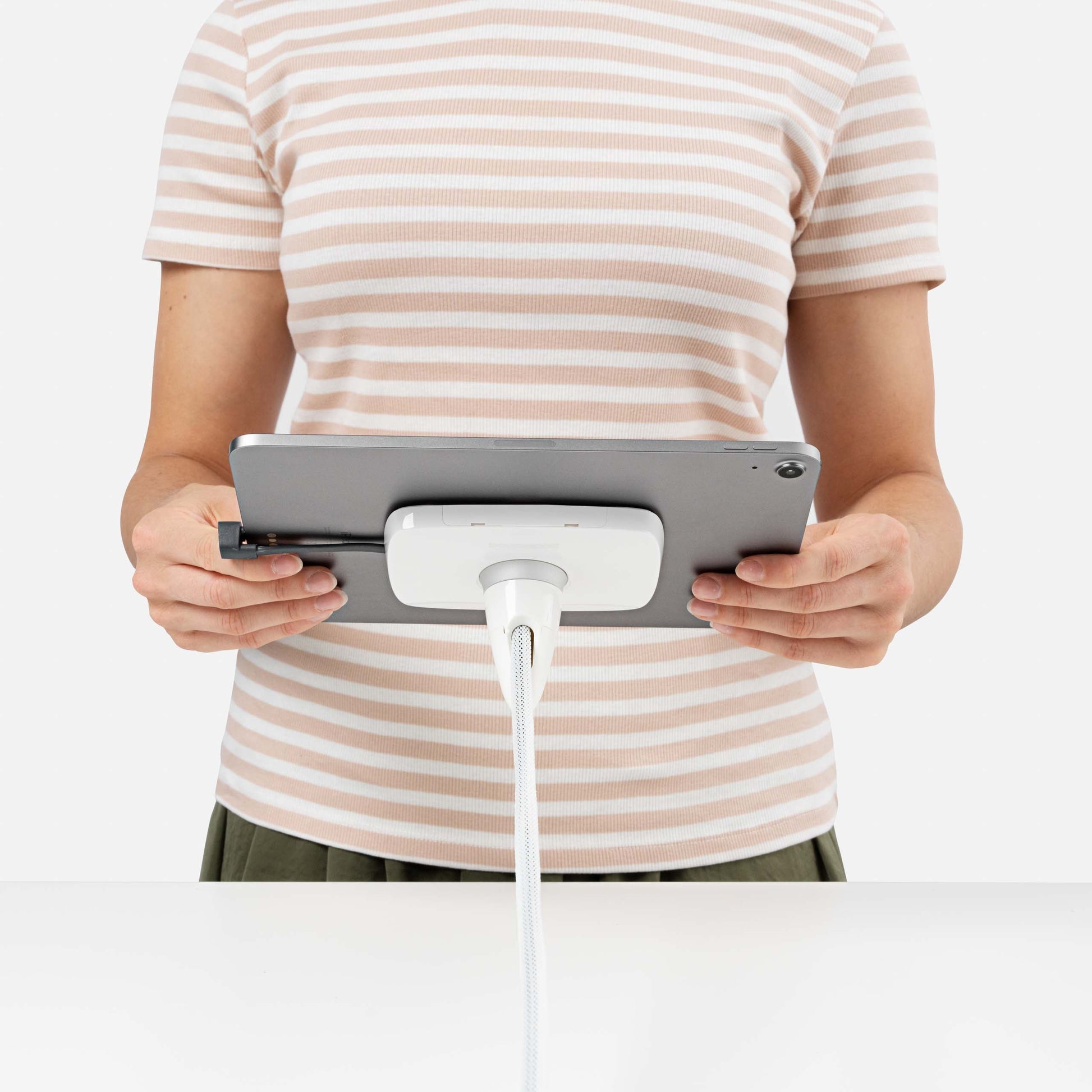 Bouncepad Core Lounge Tabletstandaard in wit