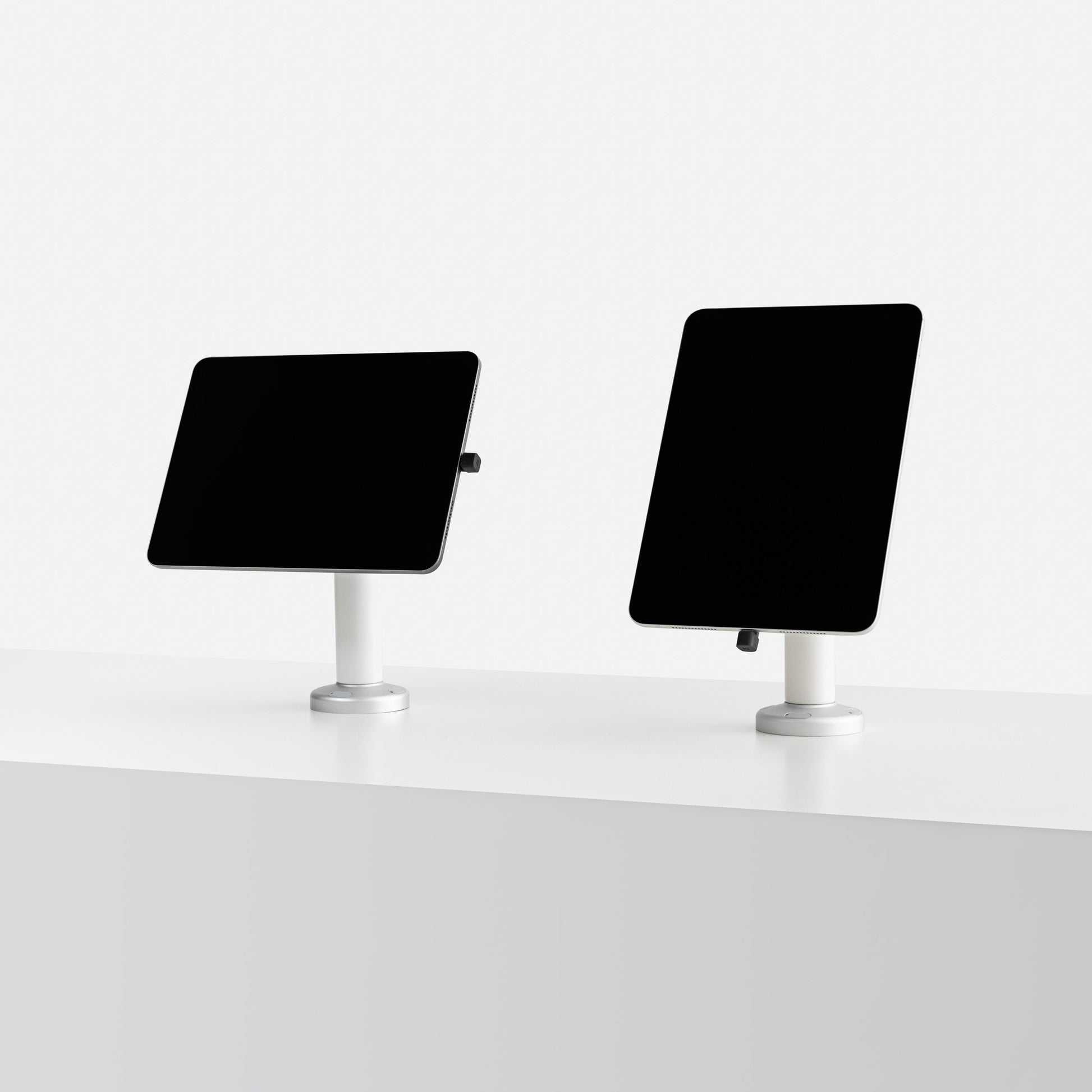 Bouncepad Core Swivel 60 tablet bureausteun in wit