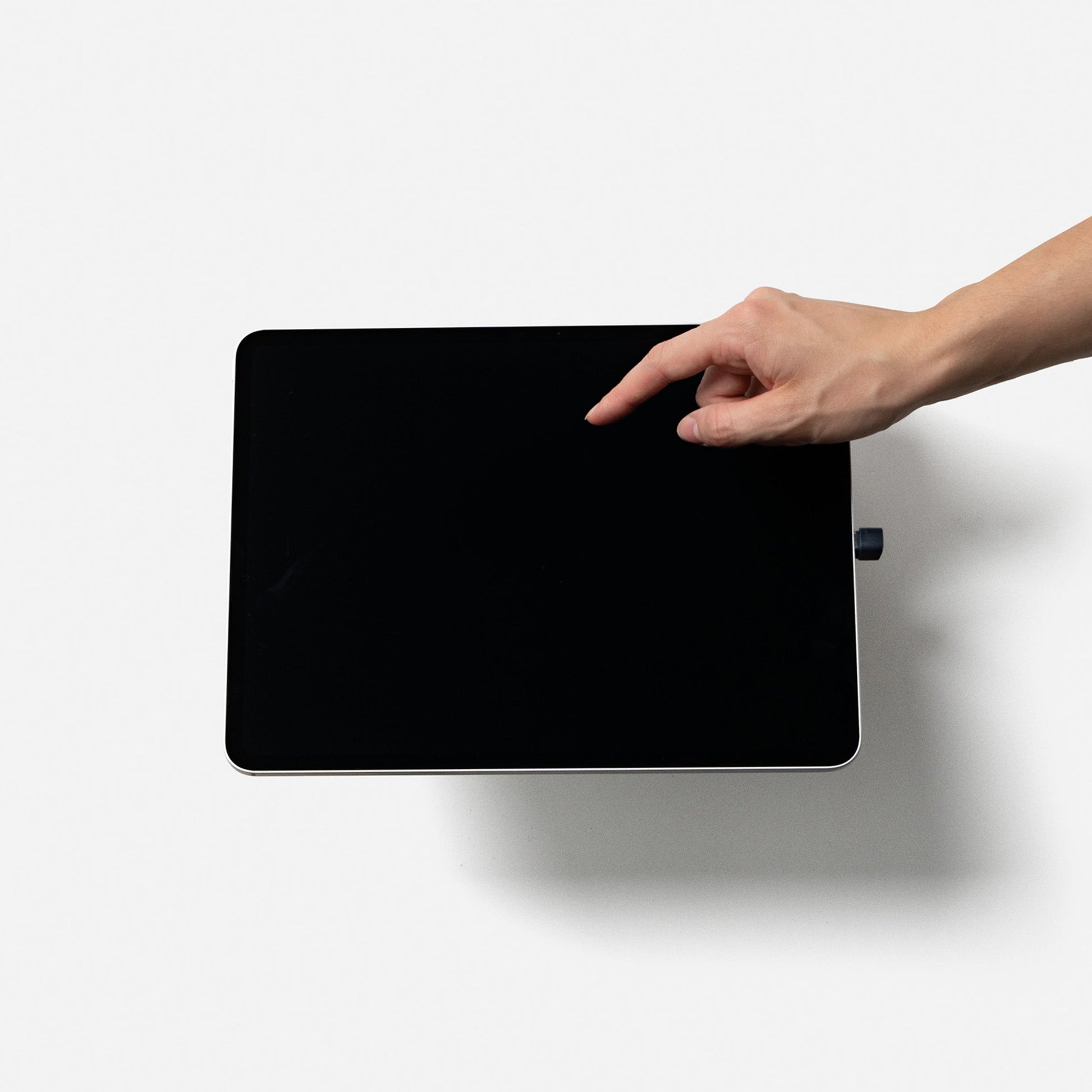Bouncepad Core Wallmount tablet-wandhouder in wit