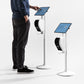 Bouncepad Core Elevate + Brother Printer Mount tablet-vloerstandaard in wit
