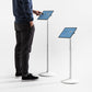 Bouncepad Core Elevate tablet-vloerstandaard in wit