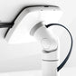 Bouncepad Core Twist-Mini tablet-bureausteun in wit, kabelbeheer, detailweergave