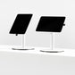 Bouncepad Core Counter Twist-tabletstandaard in wit, in portret- en landschapsstand