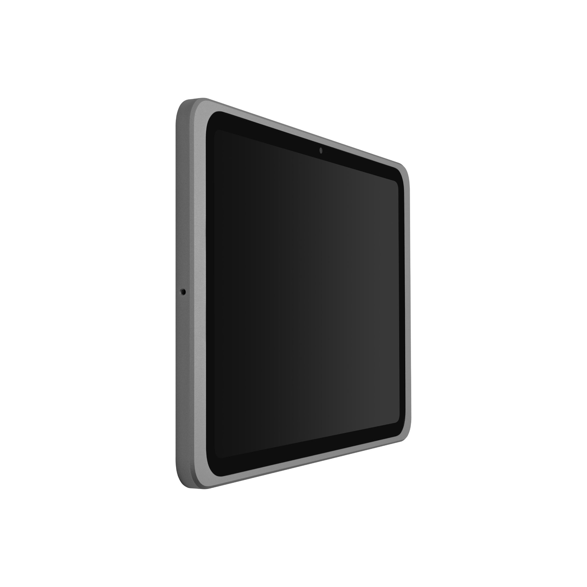 Displine Dame Wall 2.0 Premium iPad-wandhouder voor iPad 10e generatie 10,9 inch en iPad 11e generatie A16 11 inch, in titanium, zijaanzicht