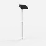 Bouncepad Clip Elevate Slim tablet-vloerstandaard in wit