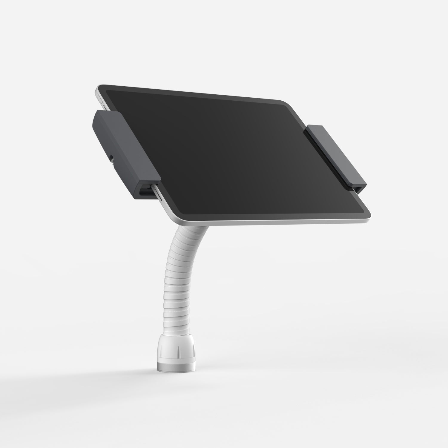 Bouncepad Clip Flex tablet-bureauhouder in wit