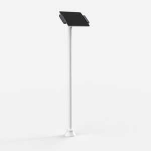 Bouncepad Clip vrijstaande slanke tabletvloerstandaard in wit