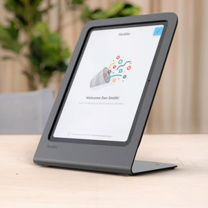 Heckler WindFall standaard in portretstand voor iPad