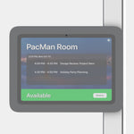 Room Scheduler frontmontage voor iPad