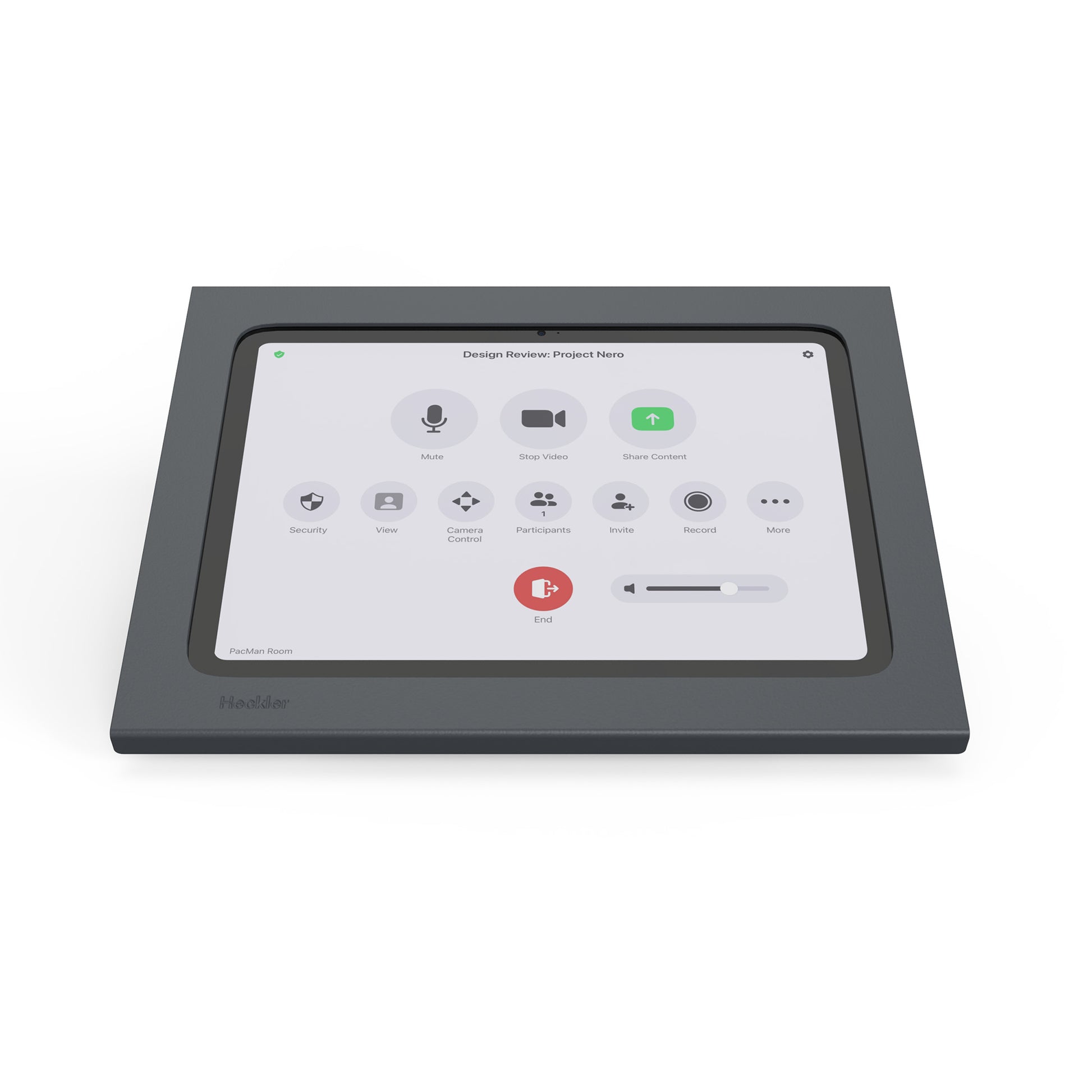 Zoom Rooms-console voor iPad