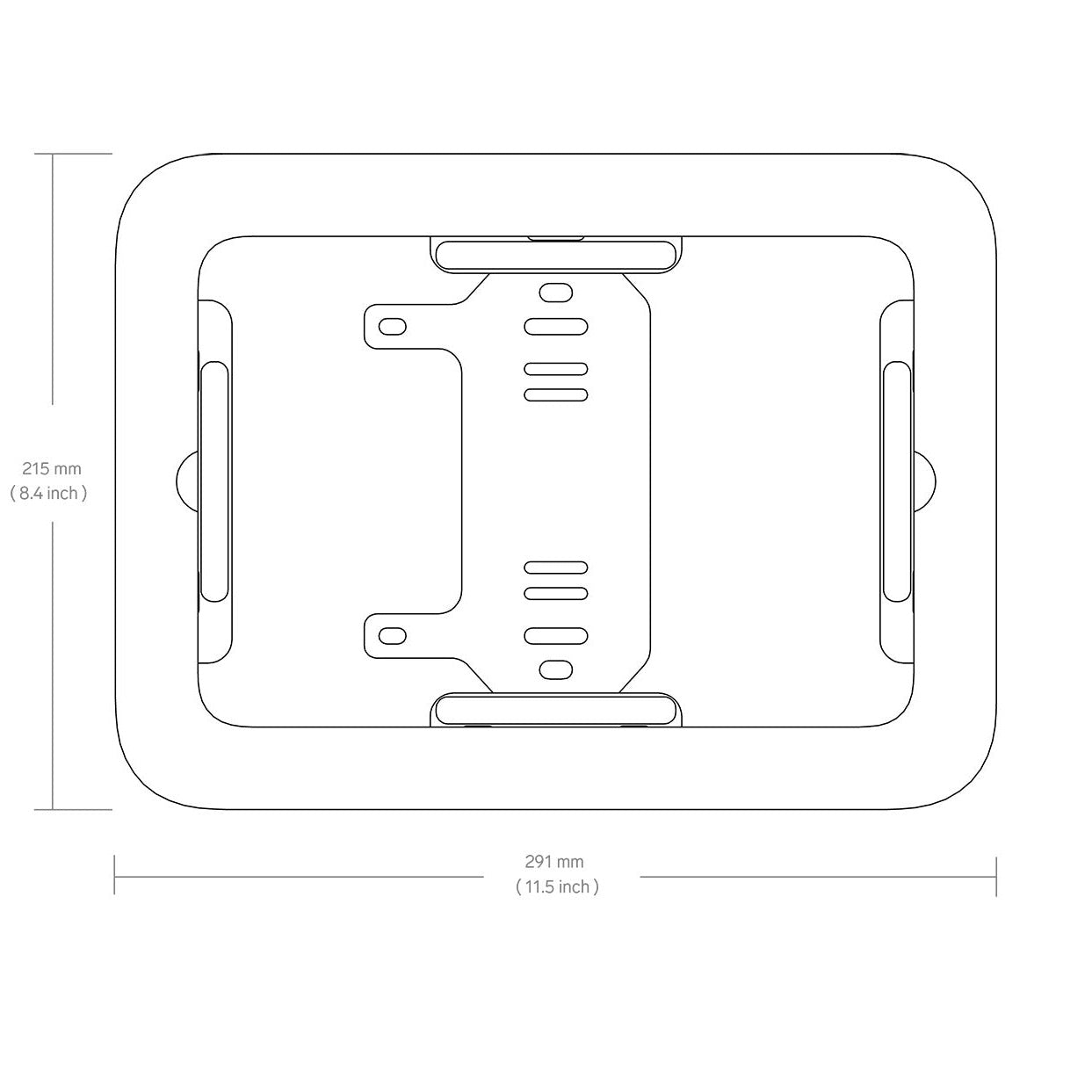 Wandhouder MX voor iPad Air 13-inch