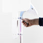 Bouncepad Original Elevate + Branding Board tablet vloerstativ in wit