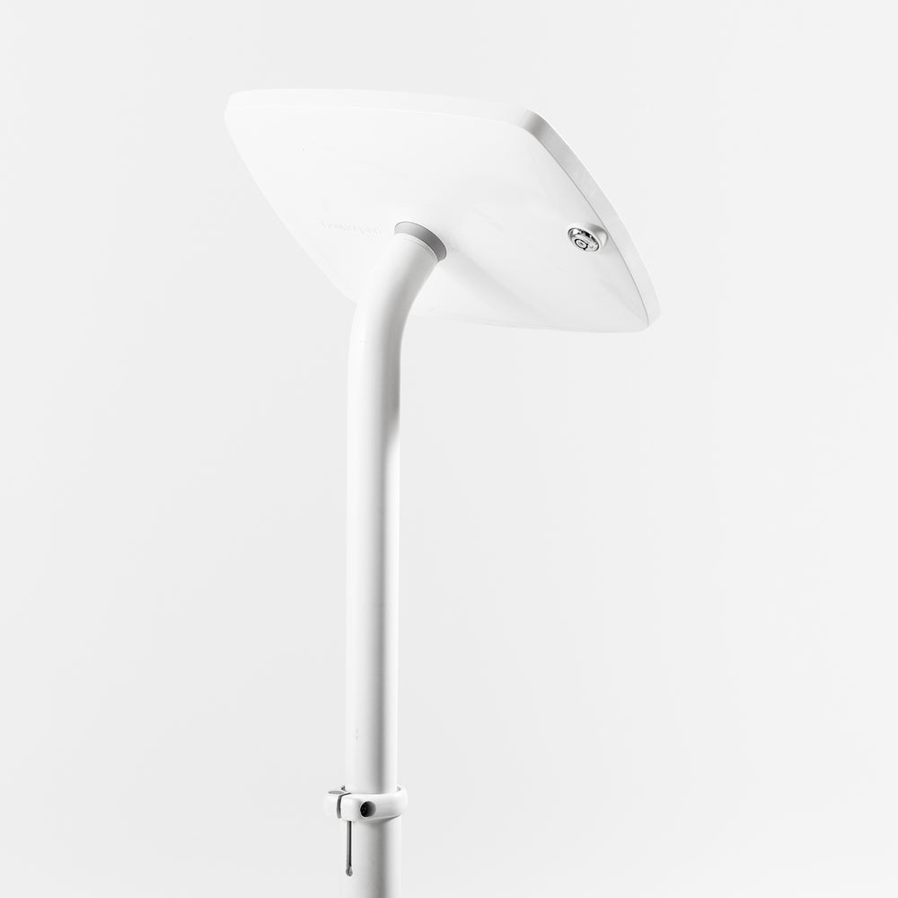Bouncepad Original Elevate Slim tablet-vloerstandaard in wit