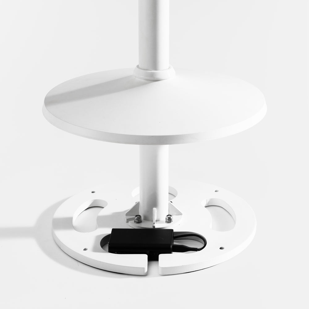 Bouncepad Original Elevate tablet-vloerstandaard in wit