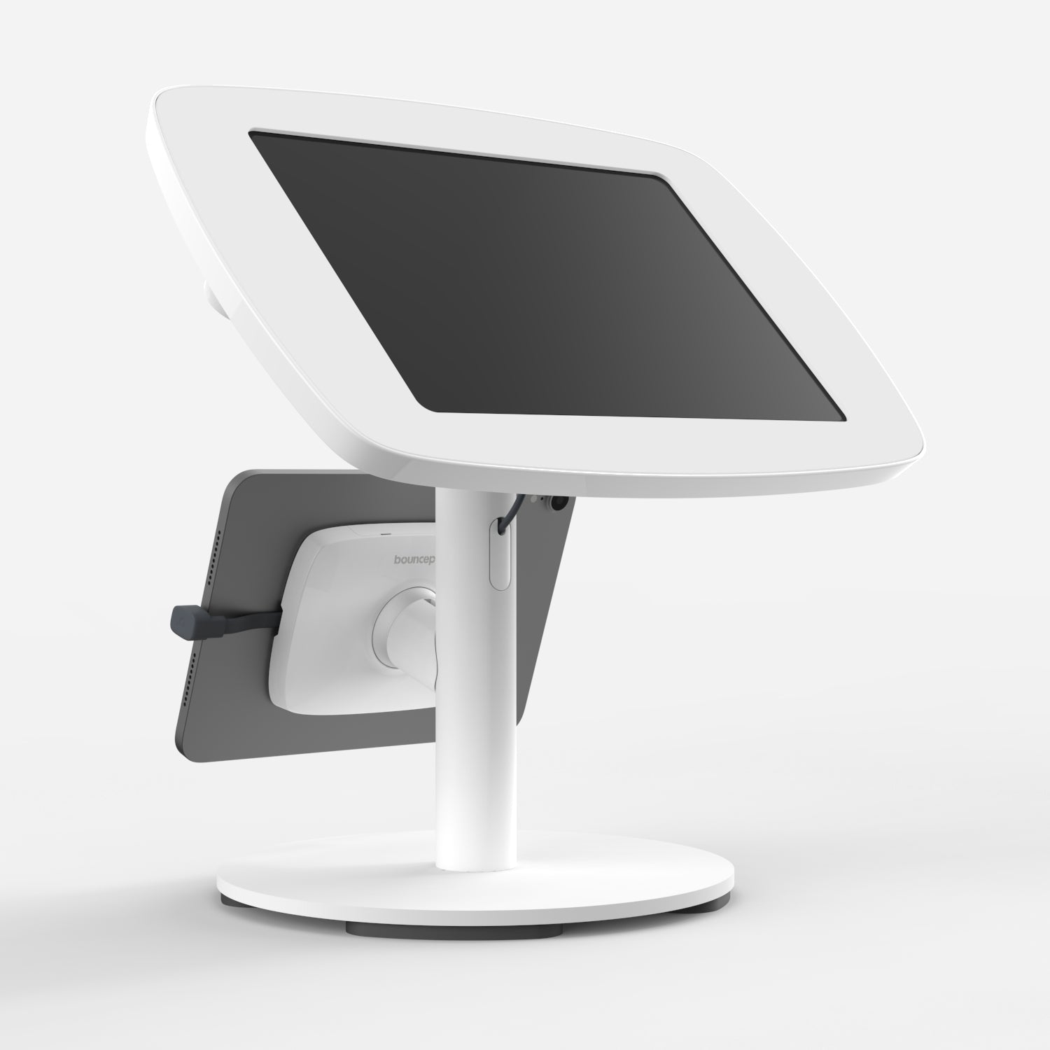 Bouncepad Original Counter Twin Tablet Stand in wit