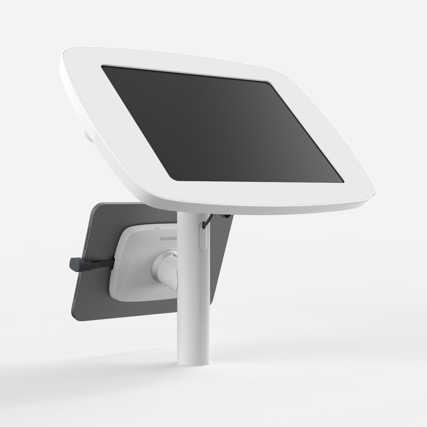 Bouncepad Original Twin tablet-bureauhouder in wit