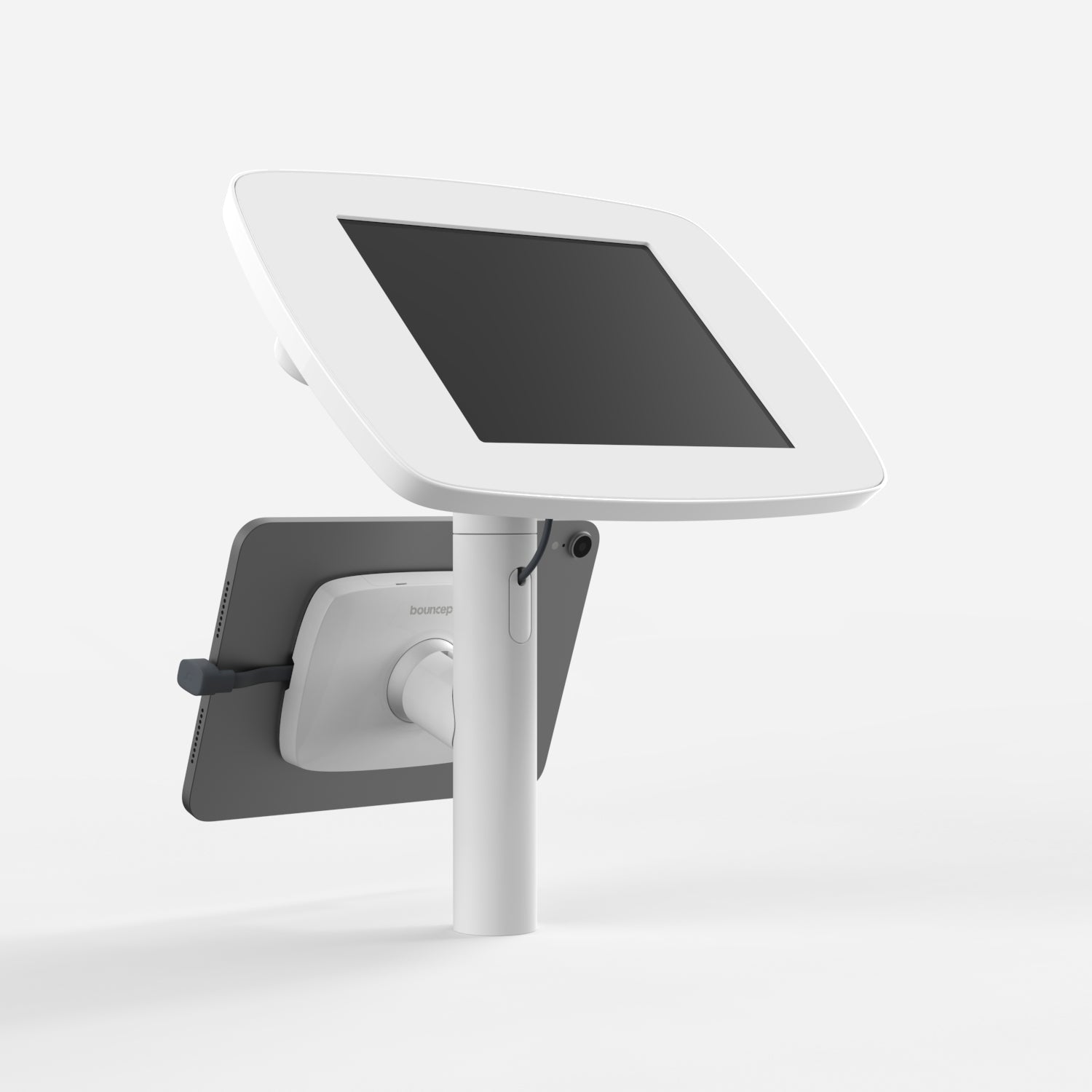Bouncepad Original Twin tablet-bureauhouder in wit
