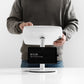 Bouncepad Original Counter Twin Tablet Stand in gebruik