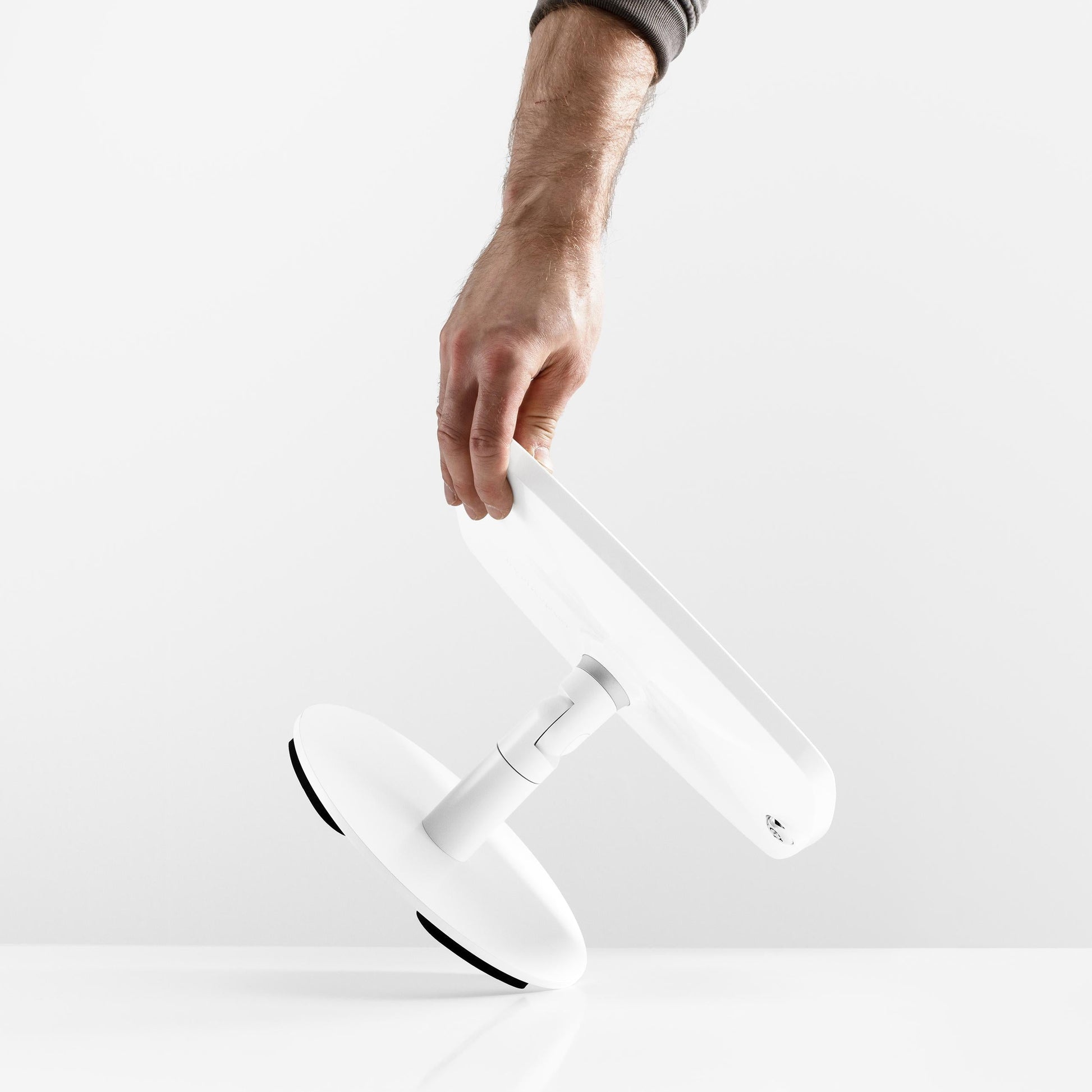 Bouncepad Original Counter Twist-Mini tabletstandaard in wit