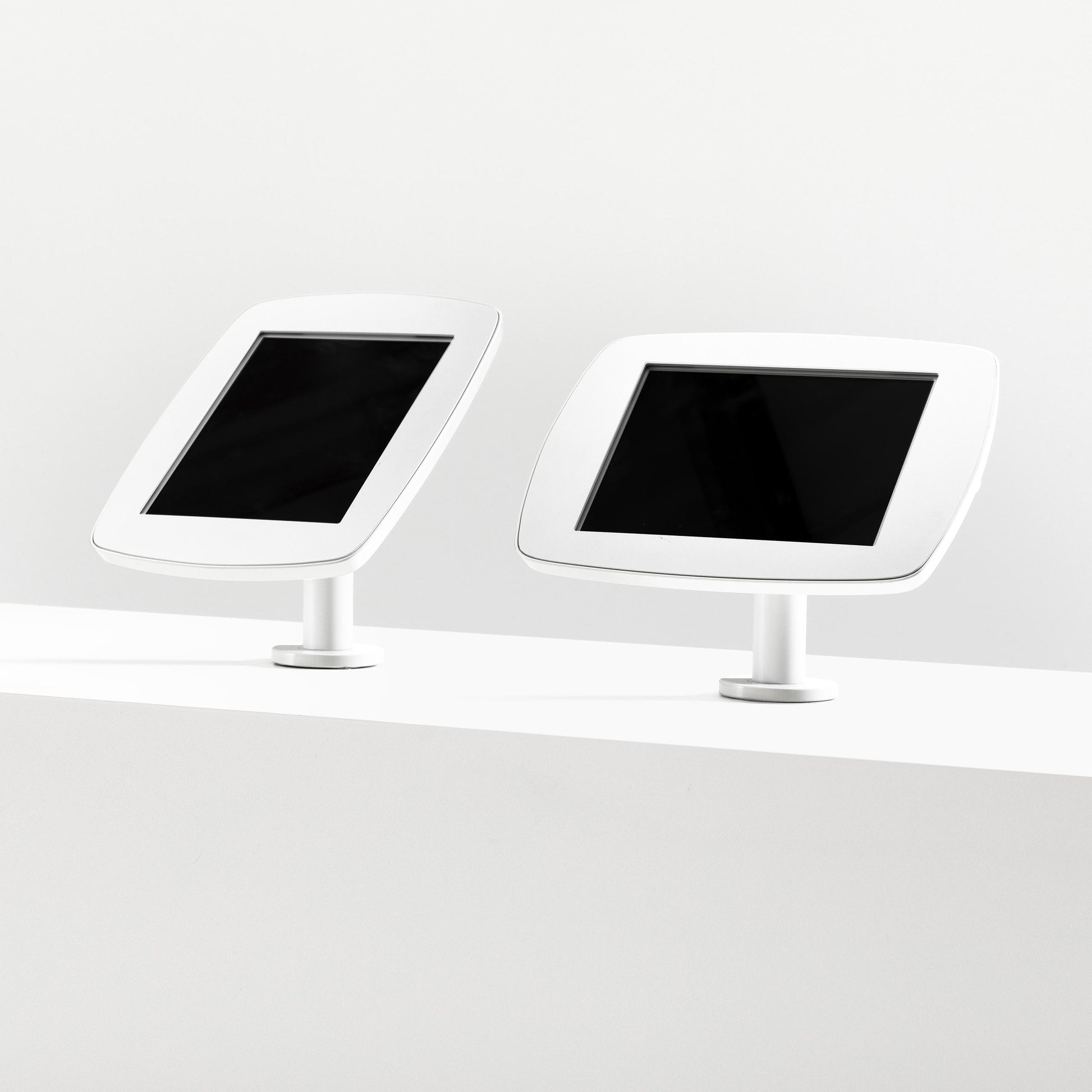 Bouncepad Original Twist-Mini tablet bureausteun in wit, in portret- en landschapsstand