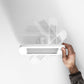 Bouncepad Original Twist-Mini tablet bureausteun in wit, met draaifunctie